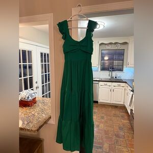 Elegant Green Women's Dress